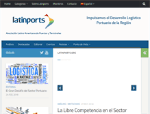 Tablet Screenshot of latinports.org